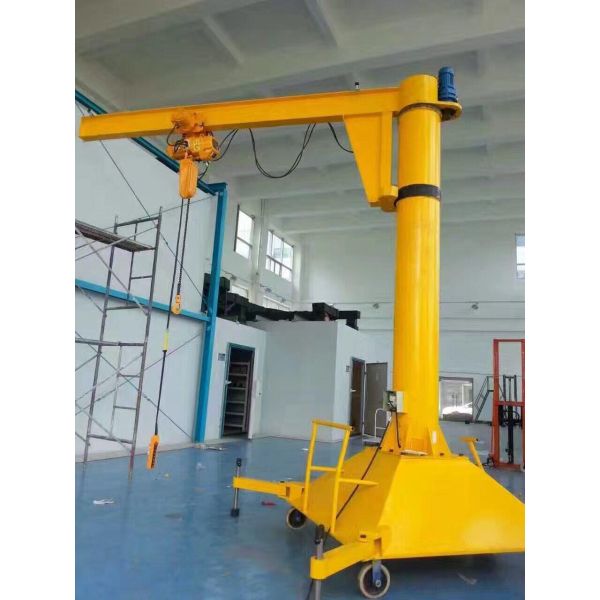 360 Degree Rotation Angle Mobile Jib Crane 220V/380V For Construction