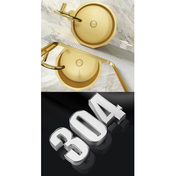 Round Column 304 Stainless Steel Pedestal Sink ODM With Nano Coating