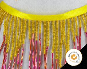 China Long beads Tassel Fringe, Wholesale beads Tassel Fringe, Tassel and Fringe for clothing, beaded tassels curtains, beadsc on sale