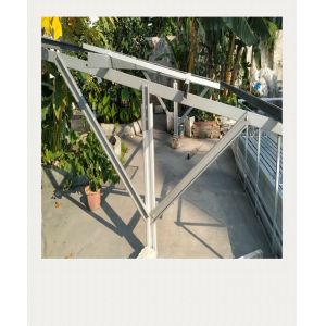 Portrait Orientation Framed Solar Panel Mounting Structure SGS