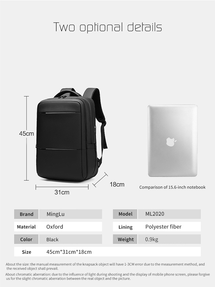 Custom logo design bagpack usb waterproof men bag backpack bag laptop backpack