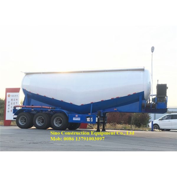 45m3 Heavy Duty Semi Trailers 3 Axles 50t Bulk Cement Powder Tank Semi Trailer