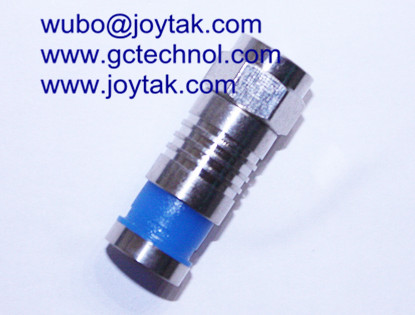 F Compression Connector waterproof for RG6 universal Coax Cable connector F male compression connector