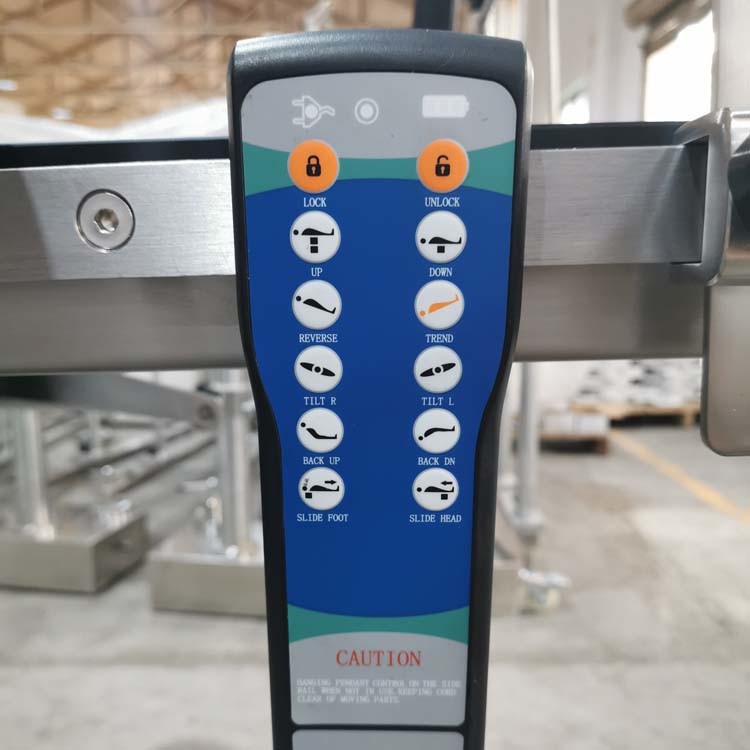 Horizontal Sliding 350mm Hospital Surgical Table With Motor System Stability Low Noise
