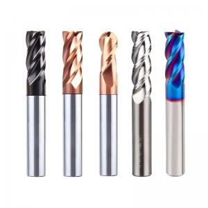 China HRC65 4 Flute Tungsten Carbide Endmill CNC Router Bits Cortadores End Mill For Stainless Steel on sale