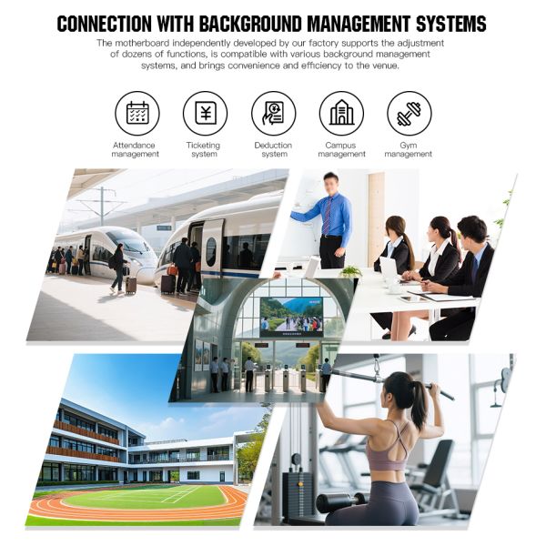 Bridge Swing Gate Turnstile Construction Site Ticket Checking Access Control System