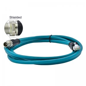 Quality Rigoal IP68 Waterproof Circular Connector m12 x coded to rj45 cable For Ethernet Network wholesale