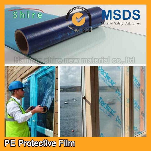 Cheap Uv Blocking Window Glass Covering Film , Scratch Resistant Film For Glass Anti - Aging for sale