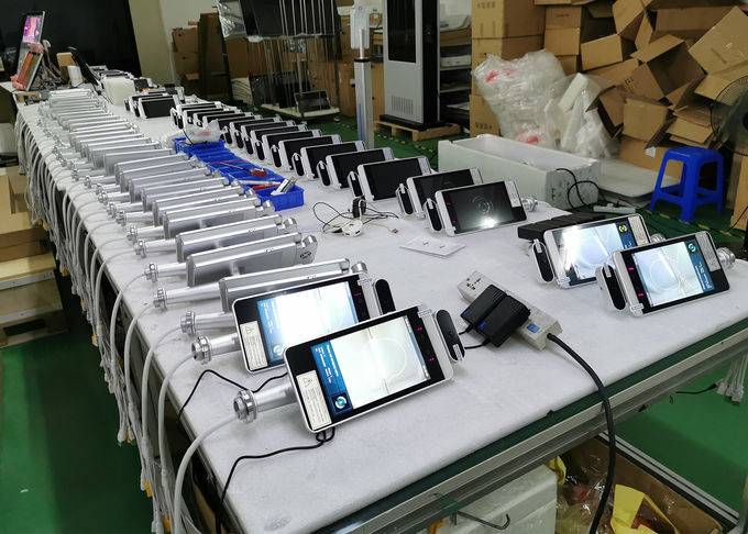 10.1" Face Recognition Temperature Kiosk Thermal Scanner Support 50 Languages