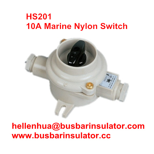 10A marine nylon high quality switch HS202 boat switch power handware