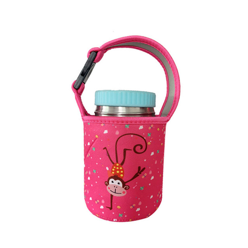 Multi Color L10*H22cm Neoprene Water Bottle Sleeve