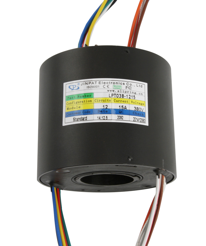 Military Equipment Through Hole Slip Ring Diameter 38.1mm
