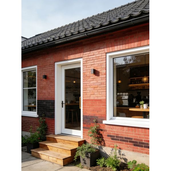 Split Wall Face Brick Outdoor Villa Garden Exterior Wall Decoration Clay Split Facing Brick for Building Facade Construction