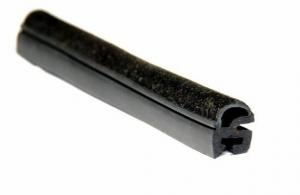 Low friction Automotive Rubber Seals with Flocking + Glassfiber Material