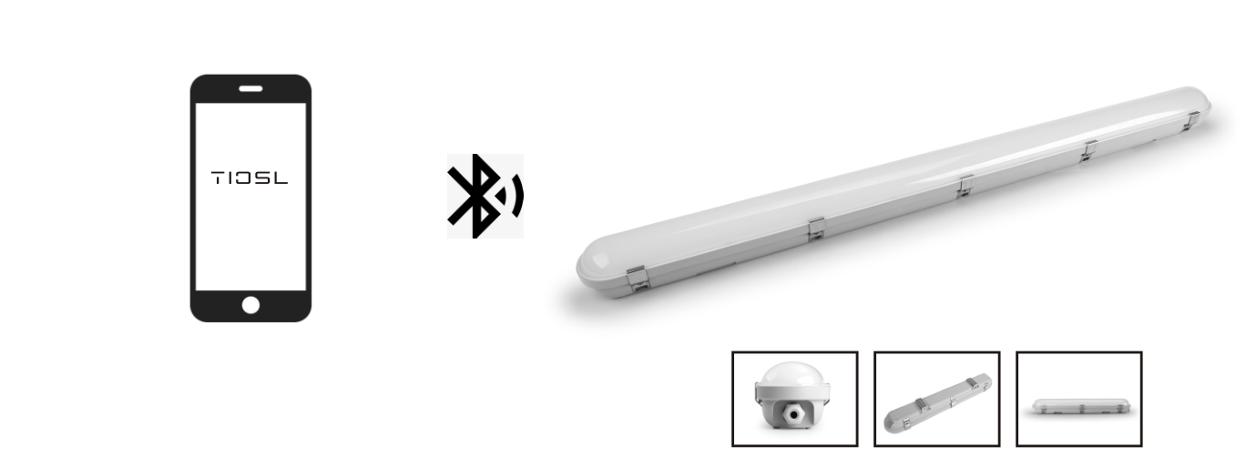 Slim Dimmable Led Batten Lights 140lm/W Intellgent Control