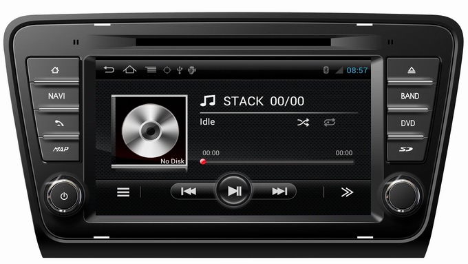 Ouchuangbo Car Radio Player Skoda Octavia 2013 GPS Navi Multimedia S150 Android 4.0