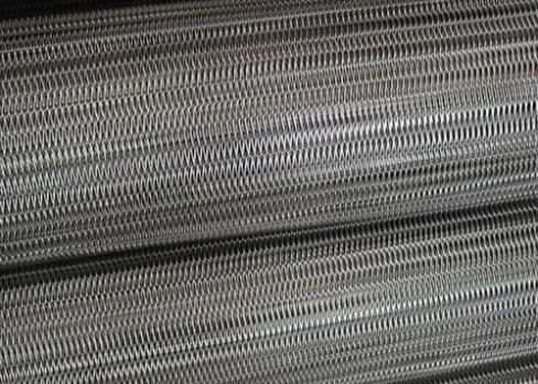 Spiral High Temperature Chain Link Metal Mesh Conveyor Belt For Food Industry