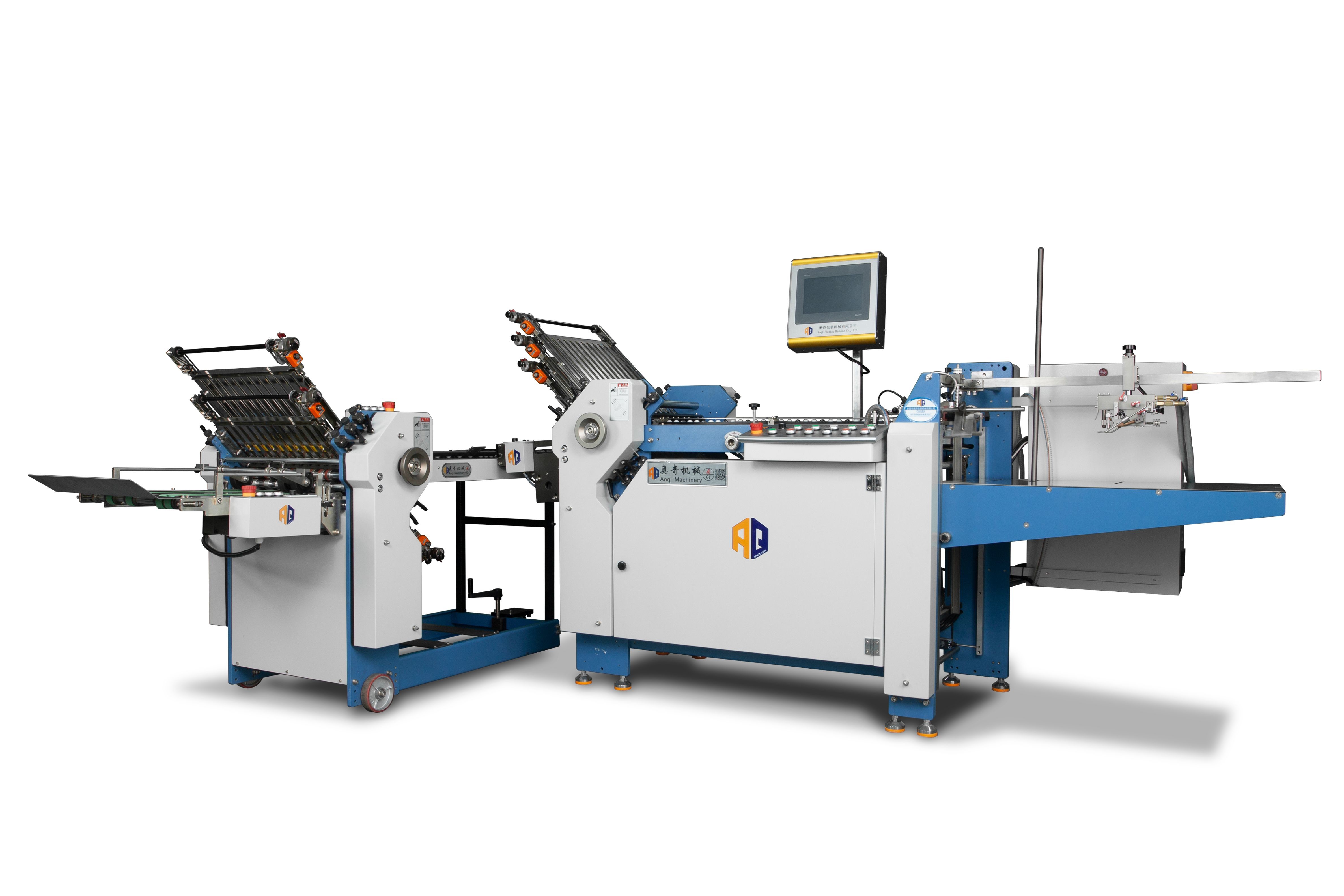 High Precision Paper Folding Machine With Cross Folding Unit For Leaflet Folding