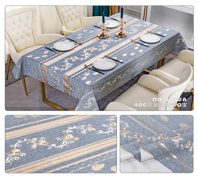 Party Custom 2mm Thickness Waterproof Dust Proof Mildew Proof Plastic Table Protector Pvc Tablecloth Cover