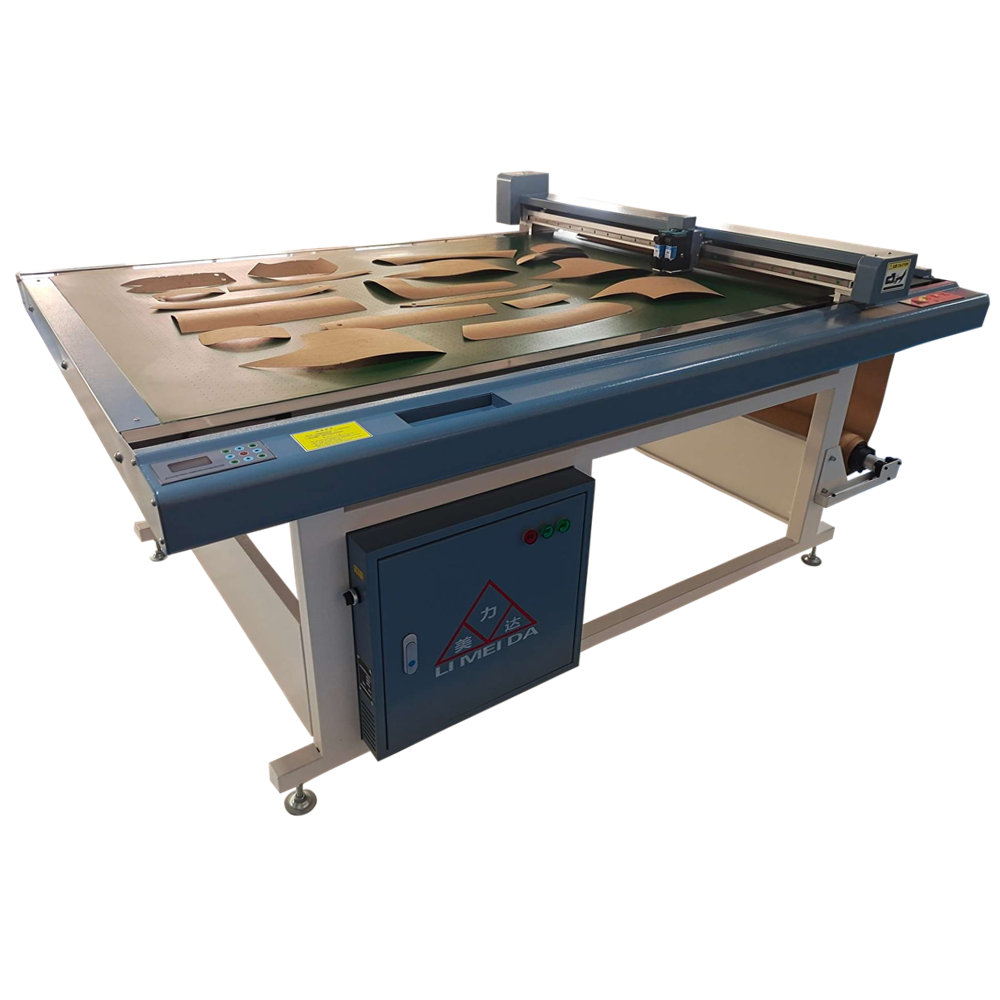 Plastic Board Cutting Machine with All Aluminum Countertops Inkjet Flatbed Pattern Cutter