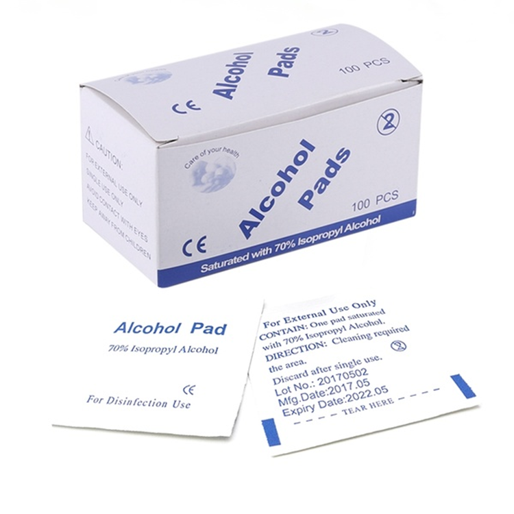 Medical Alcohol Swabs Wet Wipes , Alcohol Swabs Pads For Injections Control