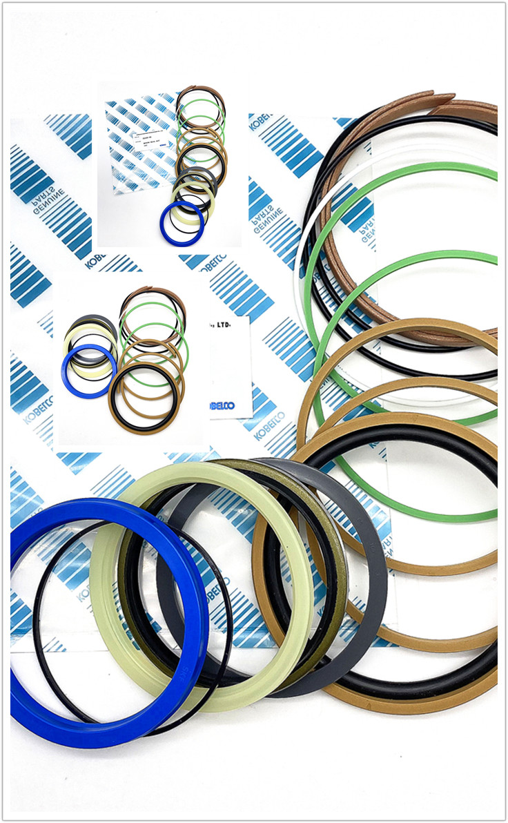 SK200-6E Hydraulic Cylinder Oil Seal Kit , PU Boom Hydraulic O Ring Kits