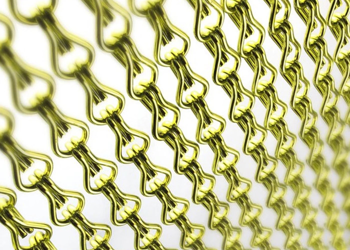 Aluminum Hook Link Drapery For Architecture Outside Designs