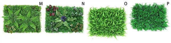 Artificial Flower Lawn Synthetic Vertical Garden Eco Friendly 1001D 1001E