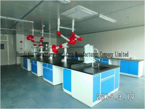 Quality Cleanroom Modular Lab Benches 12.7mm Alkali Resist Countertops Cold Rolled Steel Frames wholesale