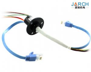 Quality Miniature cable reels Ethernet Slip Ring 1 ~ 4 Channel 1000M Aluminium Alloy wholesale