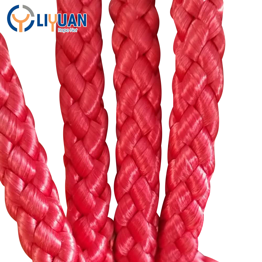 Twist Rope 8 Strand Coloured PP Nylon Rope Custom Style OEM