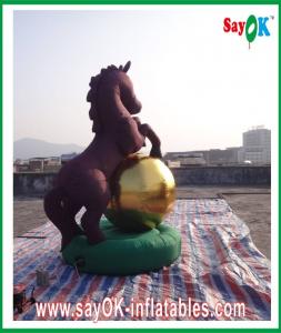 Quality Events Inflatable Horse Oxford Cloth / PVC Height 3m - 8m SGS wholesale