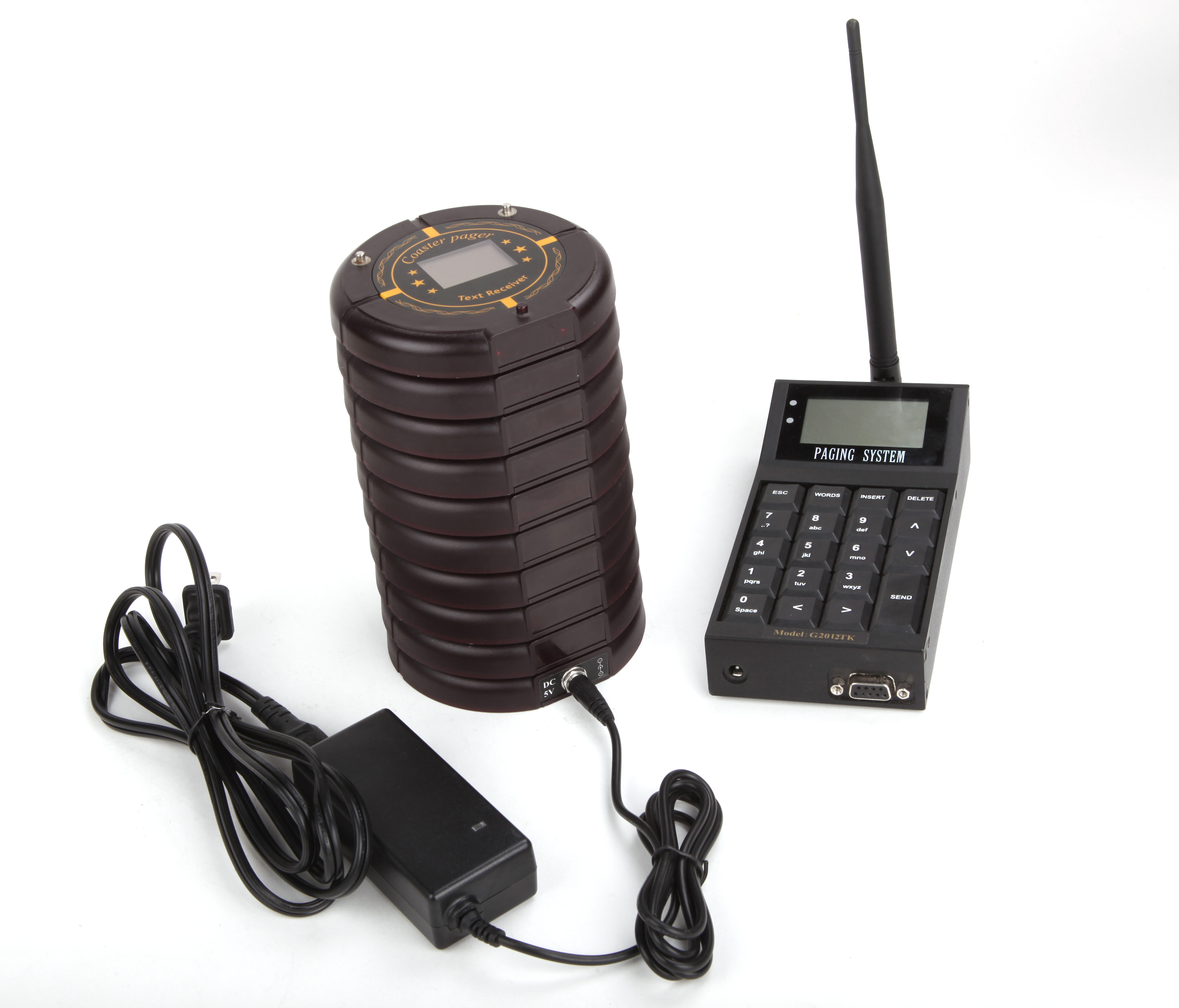 Best price wholesale wireless restaurant coaster pager system customer queuing call equipment