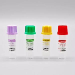 Quality Heparin Vacutainer Micro Blood Collection Tube 0.5ml PP 8*45mm For Single Use wholesale