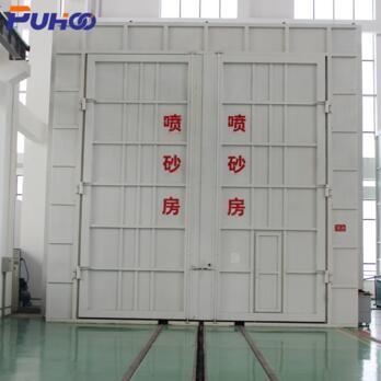 Cheap Large Scale Industrial Sand Blasting Room Flexible Layout For Locomotive Industry for sale
