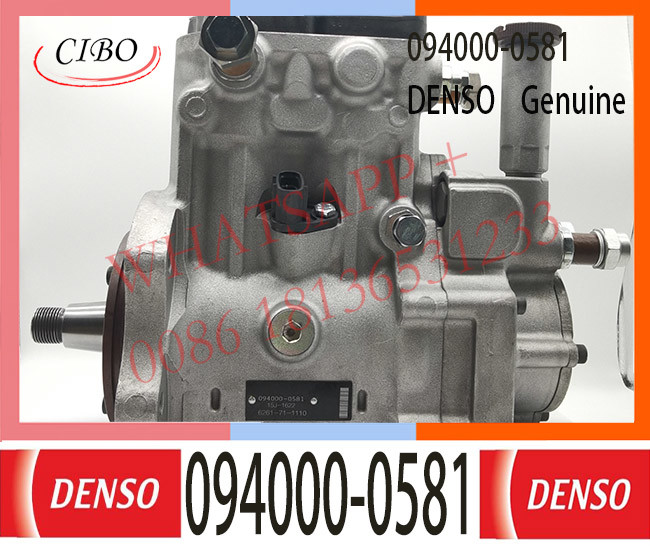 094000-0581 DENSO Diesel SAA6D140 Engine Fuel HP0 pump 094000-0581 For KOMATSU 6261-71-1110 6261-71-1111