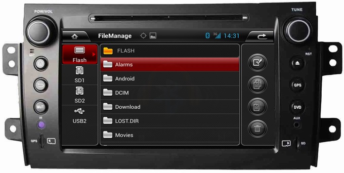 Ouchuangbo Auto GPS Navigation for Suzuki SX4 2006-2012 Android 4.2 DVD Radio Bluetooth 3G Wifi OCB-8072C