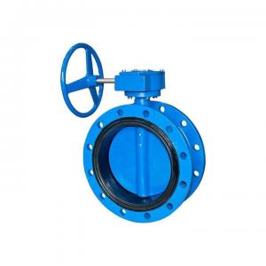 Quality Ductile Iron Pneumatic Butterfly Valve Actuator Flanged With Lever Gear wholesale