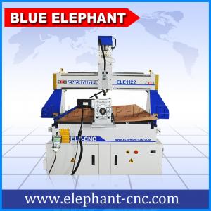 China BLUE ELEPHANT CNC Machine Price List Multi-purpose CNC Wood Engraving Machinery 1122 with Rotary Device on the Table Sur on sale