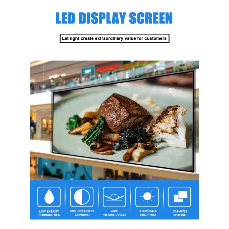 P1.86 Indoor LED display screen, SMD fixed, small pitch high-definition high brightness high refresh display screen, wide color gamut high contrast