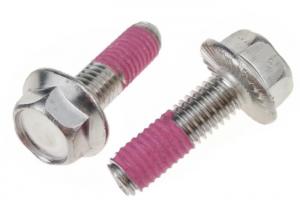 China Self Locking Stainelss Steel Fastener Screws Hex Washer Serrated Head For Auto on sale
