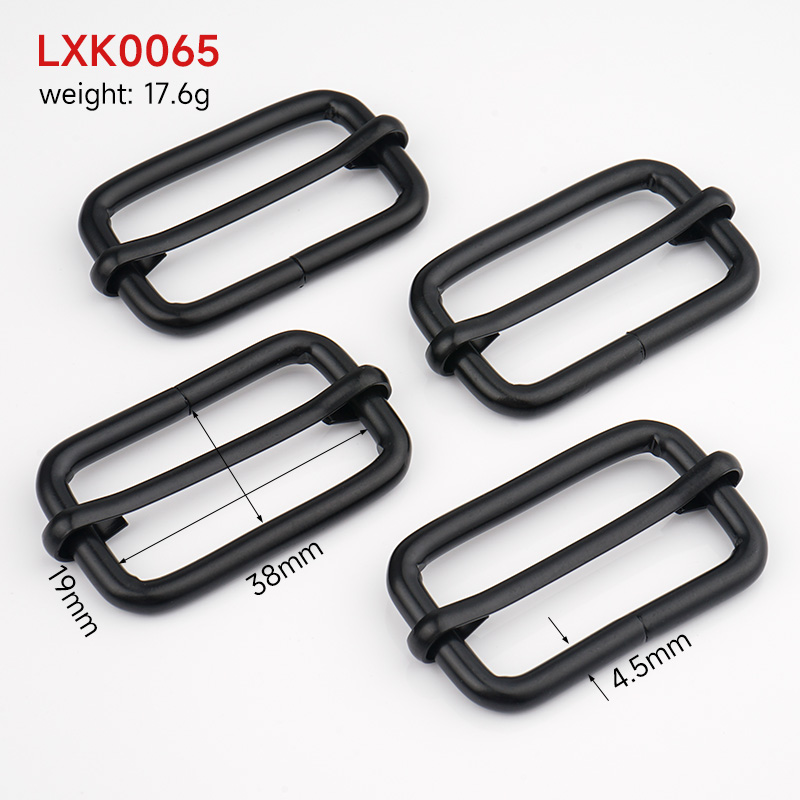 38mm Metal Adjustment Buckle Strap Webbing Triglide Buckle 1.5 Inch Adjust Square Buckle