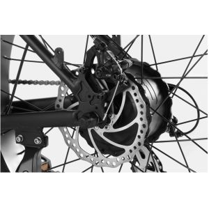 40-50km 700W Electric Bicycle Fat Bike 7 Speed Black