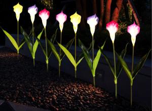 China LED Simulation Calla Lily Lights Park Lawn, Beautiful Display, Decorative Lighting Festival on sale