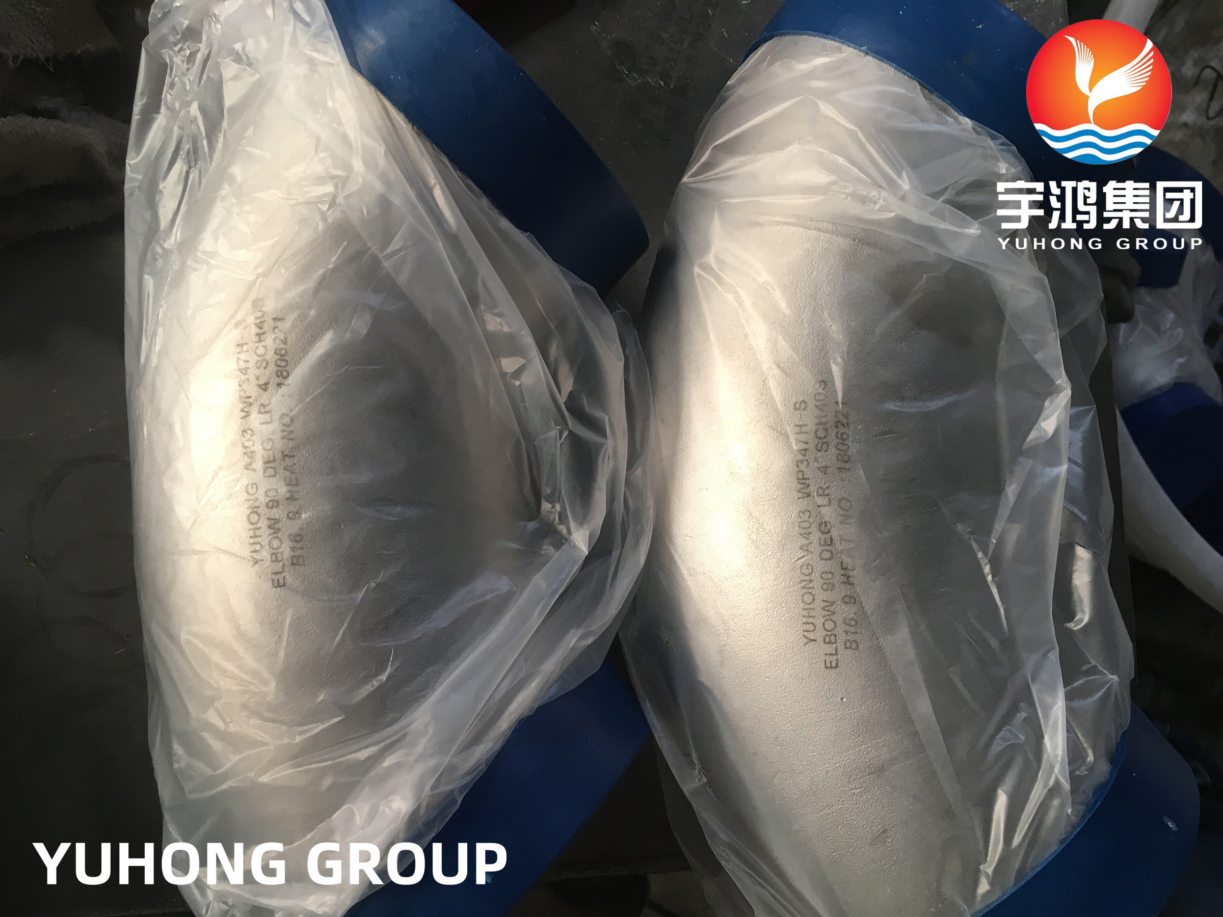 ASTM A403 WP347H-S Stainless Steel 90 Degree LR Elbow Butt Weld Fitting ANSI B16.9