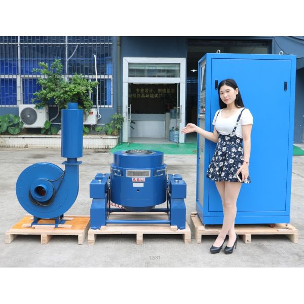 Vertical Random Vibration Test Equipment , Vibration Testing Machine For Rubber Plastic Parts