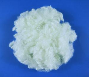 China White HCS Hollow Conjugated Siliconized Polyester Fiber 3D*64MM Good Flexibility on sale