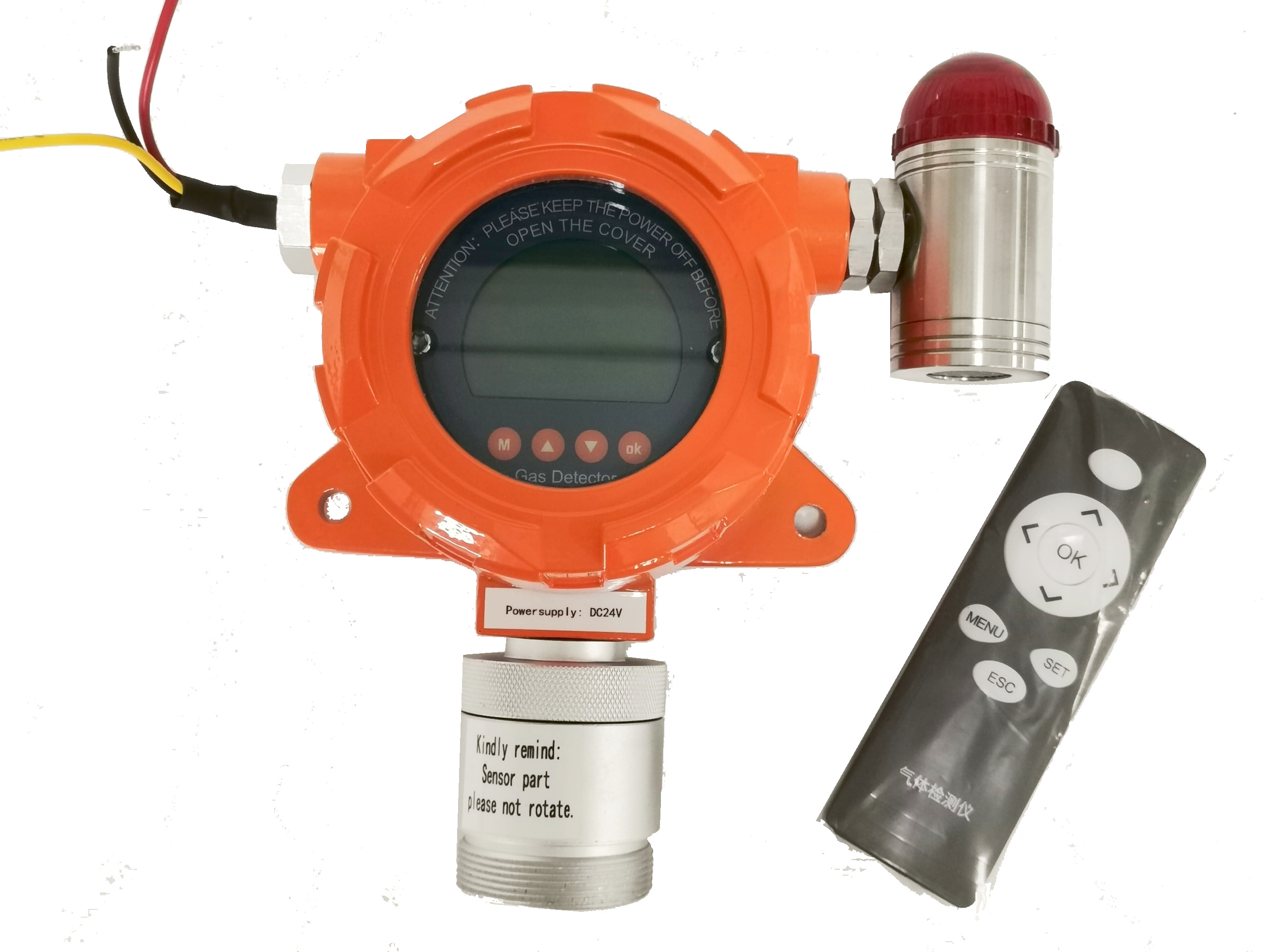 DC24V ZETRON MIC100 Natural Gas Analyzer Handheld With Sound And Light Alarm