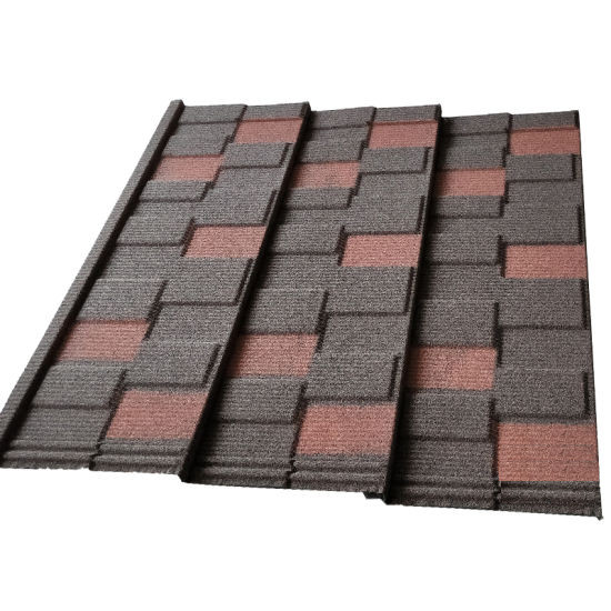 Cheap 0.35-0.55mm Thickness Stone Coated Roof Tile for sale