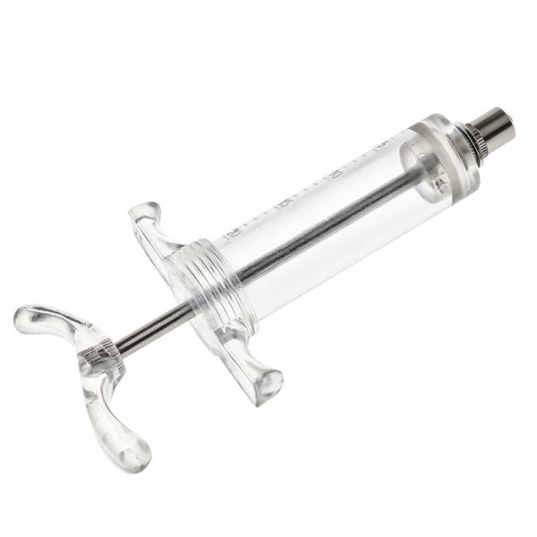 20ml Durable Veterinary Syringe for Animal Vaccination Plastic-Steel Material with UV Additive Ergonomic Design Ac